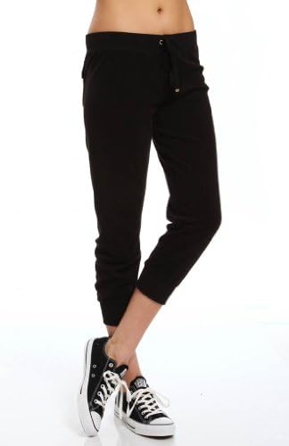 Juicy Couture Women's Solid Micro Terry Slim Capri