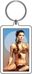Princess Leia Slavegirl Lucite Keychain