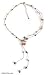 Amethyst and garnet necklace, 'Gem Rave' 0.4 W 18.9 L