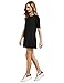 ROMWE Women's Short Sleeve Casual Loose Fit T-Shirt Tunic Dress Swing Dress
