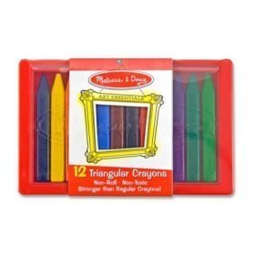 12pc Triangular Crayon Set by Melissa & Doug