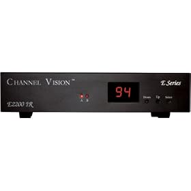 Channel Vision 2-Input Digital Modulator With Built-In IR Engine And LED Channel Display by Channel Vision