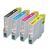 One Complete Set Compatible Epson C88 Ink Cartridges (4 Pks)