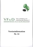 Vereinsinfo Nr - 14 - Beitr&auml;ge von Prof - Werner Bergmann  (Jnea) zur Bedeutung der praktischen Pflanzenern&auml;hrung in der heutigen Landwirtschaft: Heft 14,  August 2005 - Werner Bergmann