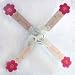 Sweet Pea Ceiling Fan 52 Inch in Pink Flower