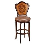 Hillsdale Lyon 30.5-Inch Swivel Bar Stool, Rich Two Tone Brown Finish with  ....