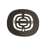 4 1/2 Oil Rubbed Bronze Snap-In Shower Drain Strainer