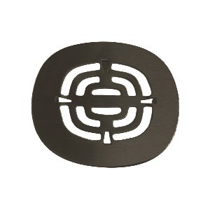 4-1/2 Oil Rubbed Bronze Snap-In Shower Drain Strainer