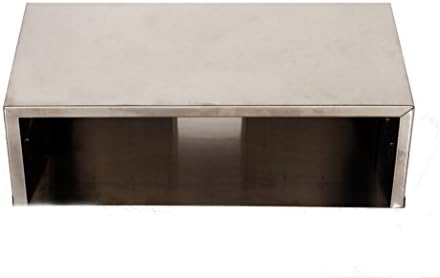 Stainless Steel Large TV Riser with back hole for the new unique futuristic silver flat screen TV's