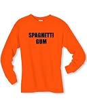 SPAGHETTI GUM on Long Sleeve Adult & Youth Cotton T-Shirt (in 24 colors)
