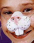 Rabbit Nose Facial Piece for Halloween Costume