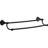 Delta Faucet 79725-RB Cassidy 24inch Double Towel Bar Rack, Venetian Bronze