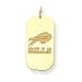 14K Buffalo Bills Small Team Logo Dog Tag Disc Charm