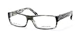AUTHENTIC GIORGIO ARMANI 415 0FBR GRAY STRIPE PLASTIC EYEGLASSES 54mm by 