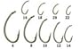 Dai-Riki Scud Hook #135 Package of 50