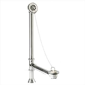 Buy Claw Foot Plug and Chain Bath Drain and Overflow Kit Finish: Matte Black by Mountain now!