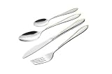 Karcher 120797 Besteck Set Savoy - hochwertiges 72-teiliges Edelstahl Besteck Set dekorvergoldet in exklusivem Attach&eacute;koffer mit Zahlenschloss