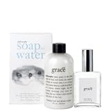 Philosophy Pure Grace Soap and Water Gift Set (Spray Fragrance 2 Ounce, Bath/Shower Cream 8 Ounce)