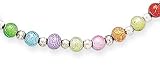7 Multicolor Spectra Bead Bracelet