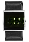 Men's Digital Black Leather