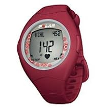Polar F4 (Berry Color) (Small Transmitter 28-40 Inch Chest) Heart Rate Monitor for Women. Great for Exercise and Fitness.