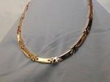 Dual Tone Star Necklace