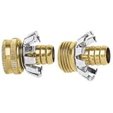 Gilmour #C12MFGT Green Thumb 1/2 Brass M/F Clincher