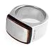 Ring von Tateossian. Tigerauge in Rot, Sterling Silber 925