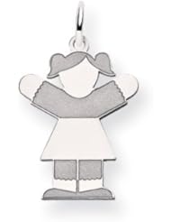 14k White Gold Kid Charm Cyber Monday Special