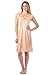 Women Silk Cap Sleeve Lingerie Nightgown