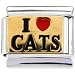 I Love Cats Italian Charm