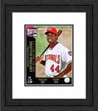 Framed Lastings Milledge Washington Nationals Photograph