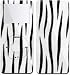 White Tiger - Apple iPod nano 1G (1st Generation) 1GB/ 2GB/ 4GB Protector Skin Decals - Faceplate Stickers