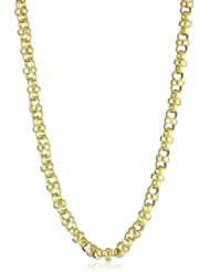 1AR by UnoAerre 18KT Gold Plated Cross Link Necklace