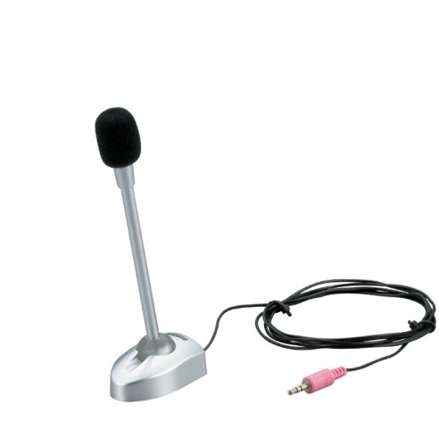 画像をクリックして拡大イメージを表示 安いiBUFFALO マイクロフォン コンパクト シルバー BSHSM01SV