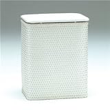 Redmon Wicker Hamper with Vinyl Lid