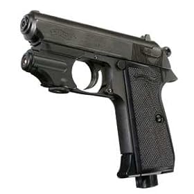 Walther® PPK Blow - back BB Gun with Laser Black