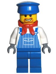 LEGO Loose Minifigure Max the Train Engineer