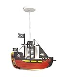 Kinderzimmerleuchte Kinderzimmerlampe Kinderlampe “Piratenschiff” Deckenleuchte Hängelampe Kinderleuchte 4719