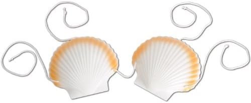 Plastic Shell Bikini Top Party Accessory (1 count) (1/Pkg) by The Beistle Company