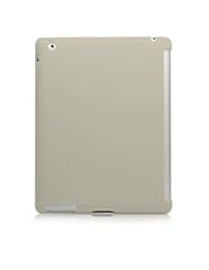 BoxWave iPad 4, iPad 3, iPad 2 Smart Sleeve - Slim-Fit, Apple Smart Cover Compatible iPad TPU Back Case for iPad 4, iPad 3, iPad 2 - Front Apple Smart Cover Not Included (Cream)