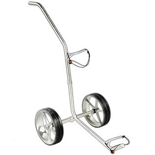 Neuer hochwertiger Designer Edelstahl Golftrolley 2 Wheels mit Gratistransportbag