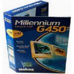 Matrox Millenium G450 Low Profile Grafikkarte AGP 32MB MGA-G450 DDR