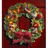 Bucilla Ornament Wreath Wall Hanging Kit [Warning: Choking hazard small parts]