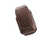 Naztech Ultima Coffee Brown Leather Case for Most Flip Phones