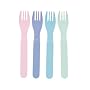 Ciroa Miniamo Pastels Set of 4 Assorted Coloured Forks in a Acetate Pack