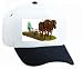 White Cap with horsedrawn, agriculture, farmer, plow, horses, harness, draft, blinder...