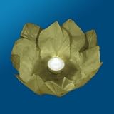 4 x Natural Colour Garden / Pond / Water Floating Lanterns