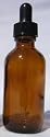 Glass Amber Bottle 4 Oz with Dropper - 12 Per Package