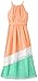 Amy Byer Girls' Sleeveless Colorblock Dress with Lace Inset